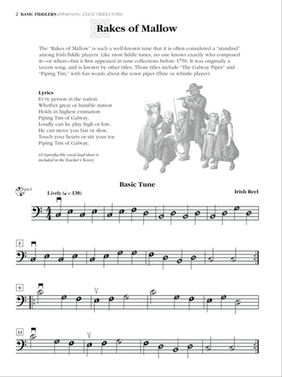 Basic Fiddlers Philharmonic Celtic Fiddle Tunes String Orchestra scores gallery preview page 3