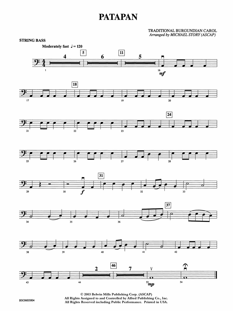 Patapan: String Bass