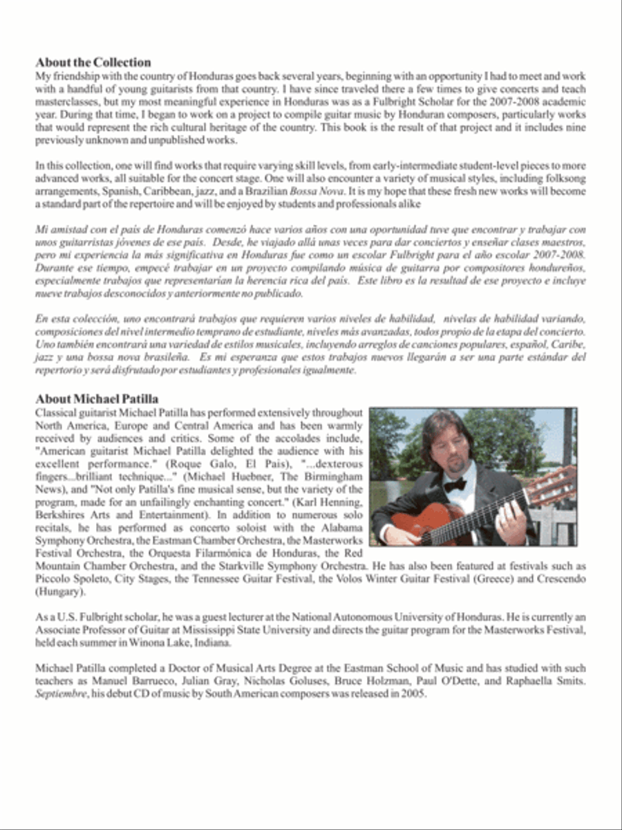La Historia de Honduras Guitar Solo scores gallery preview page 7