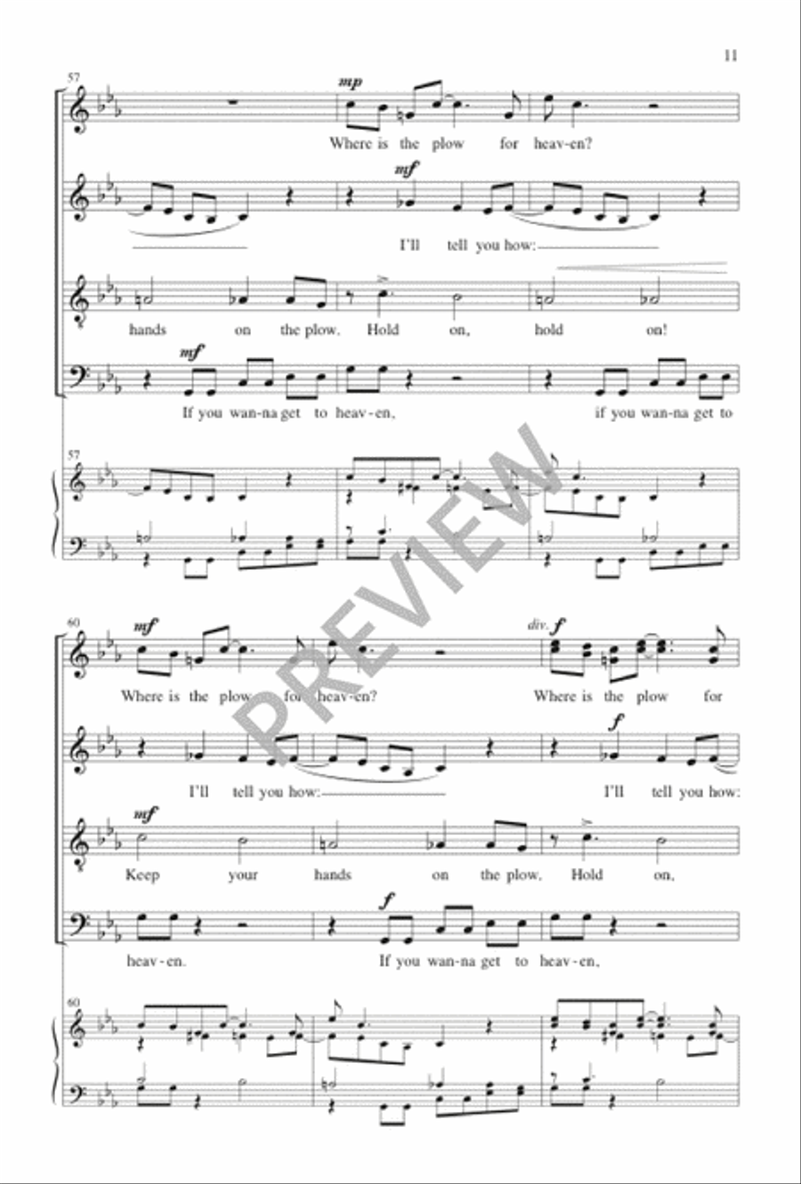 Hold On! Hold On! 4-Part scores gallery preview page 12