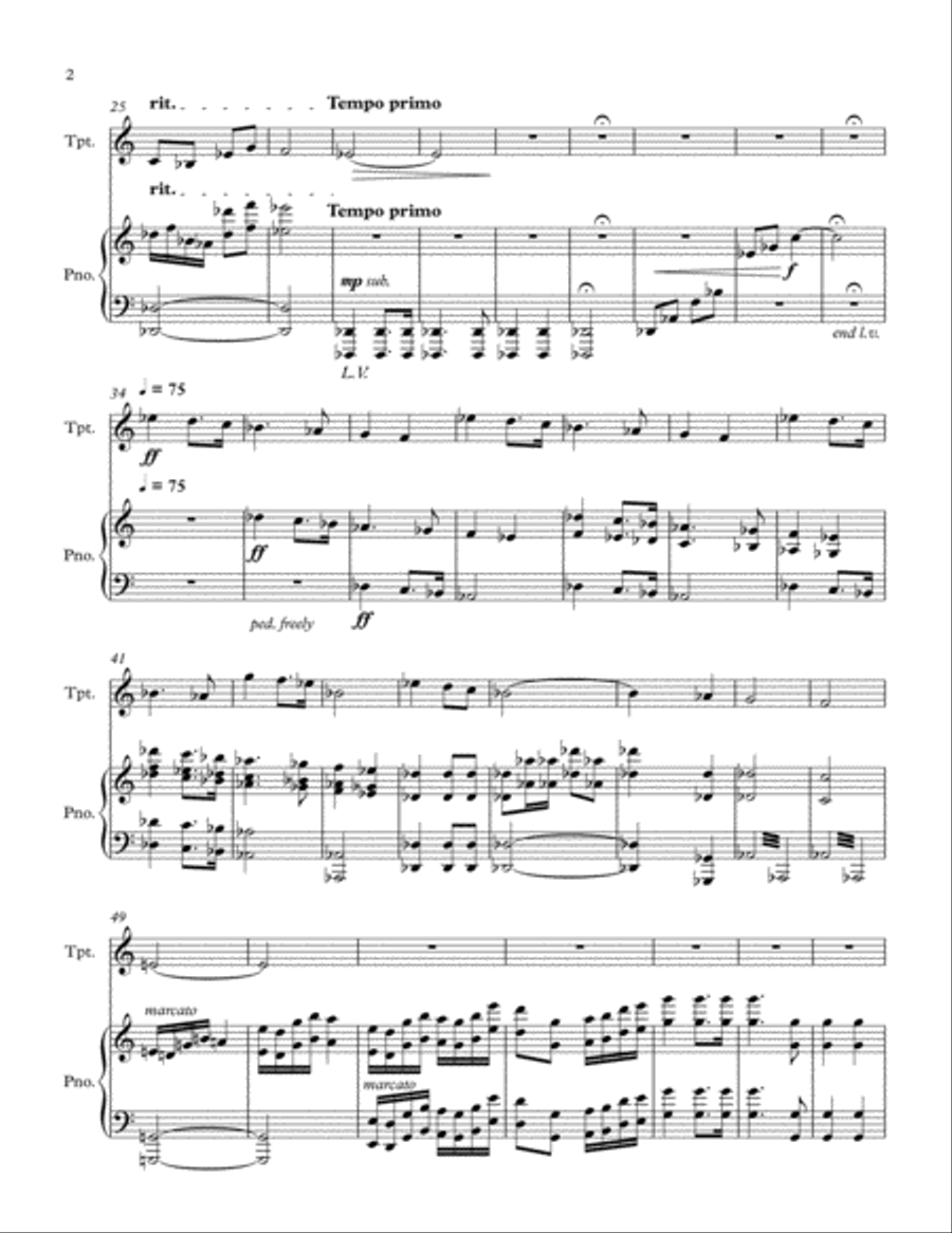 Joy to the World Trumpet Solo scores gallery preview page 2