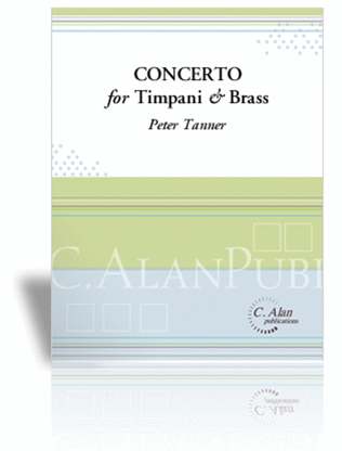 Book cover for Concerto for Timpani and Brass (score & parts)