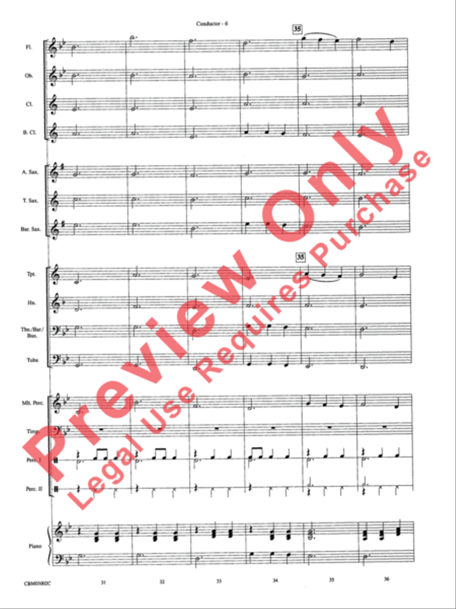 Fawkes the Phoenix (from Harry Potter and the Chamber of Secrets) Concert Band scores gallery preview page 9