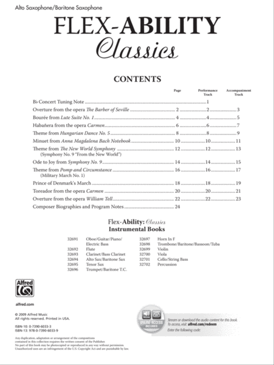 Flex-Ability Classics -- Solo-Duet-Trio-Quartet with Optional Accompaniment Small Ensemble scores gallery preview page 2