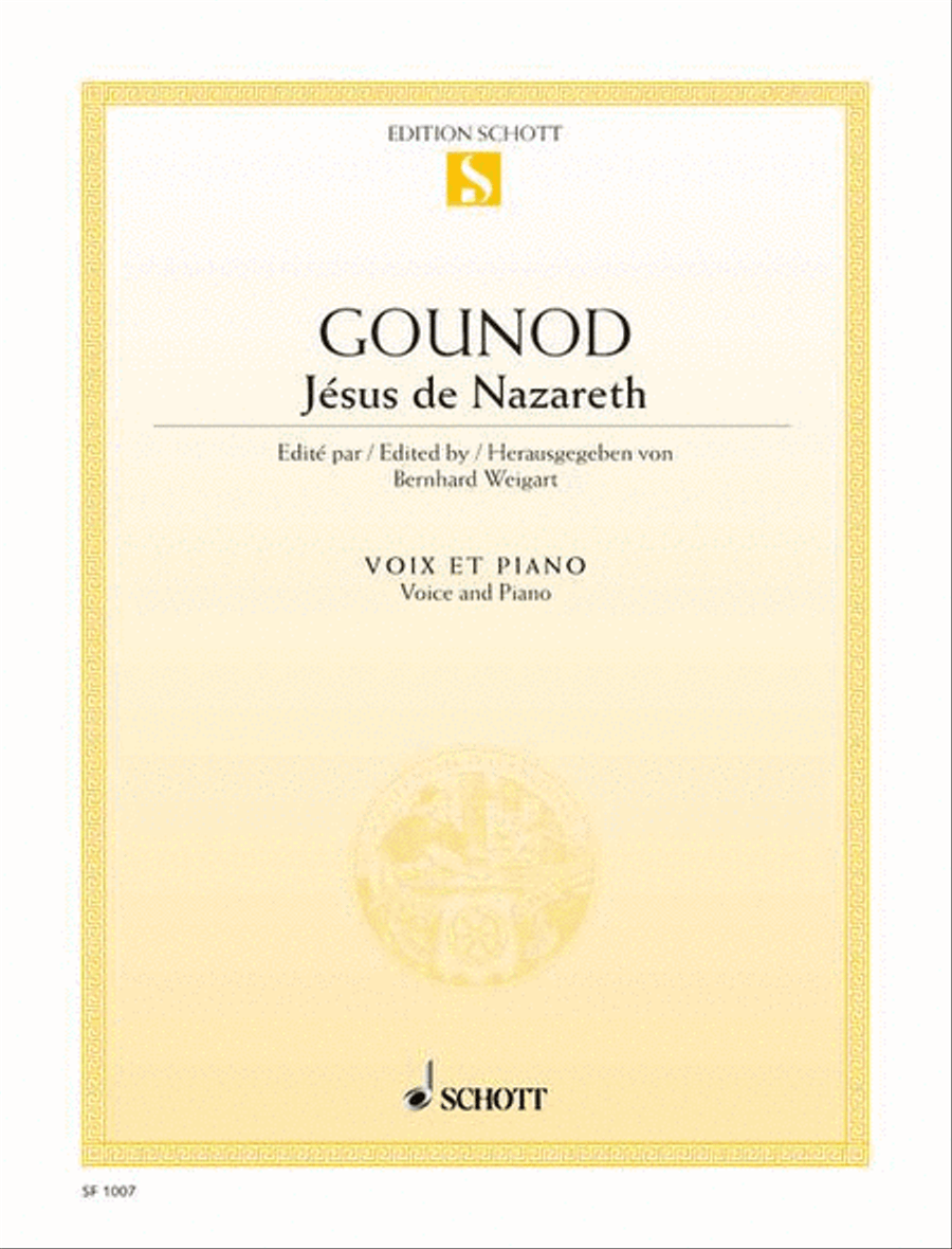 Jésus de Nazareth Voice Solo scores gallery preview page 1
