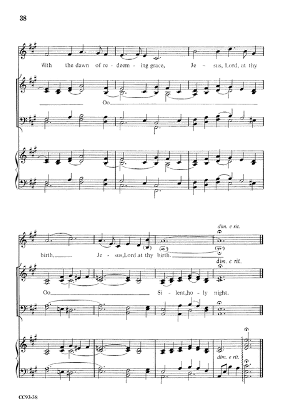 Jesus Is Born Jesus Is Born 4-Part scores gallery preview page 40
