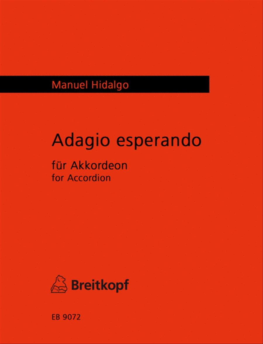 Adagio esperando Accordion scores gallery preview page 1