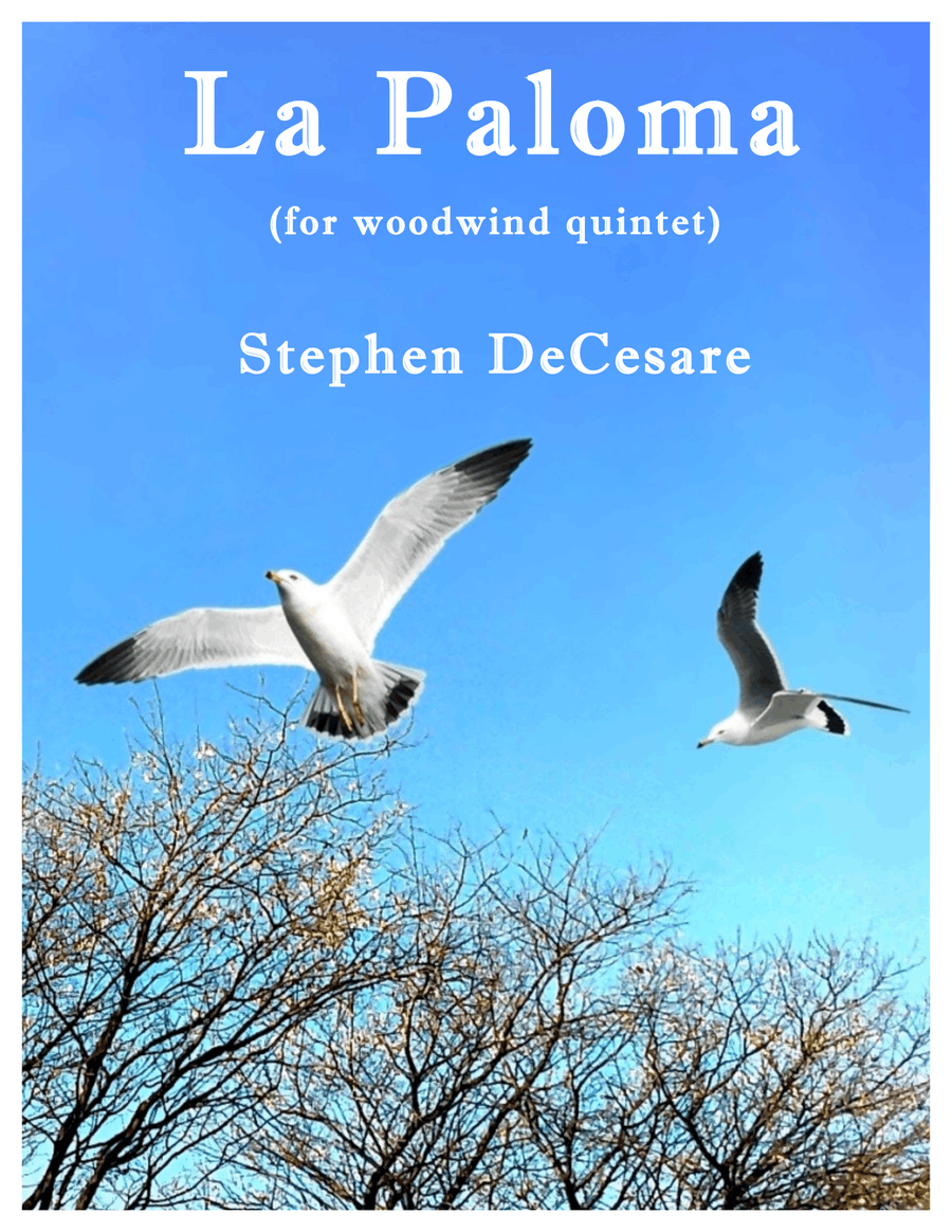 La Paloma (for Woodwind Quintet and Piano) Woodwind Quintet scores gallery preview page 1