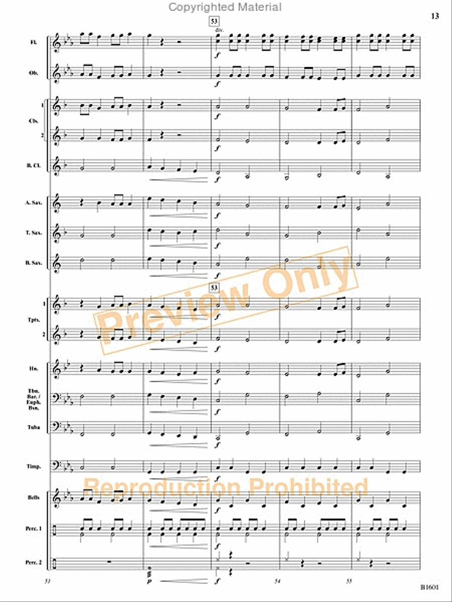 Gameday Battle Gameday Battle Concert Band scores gallery preview page 14