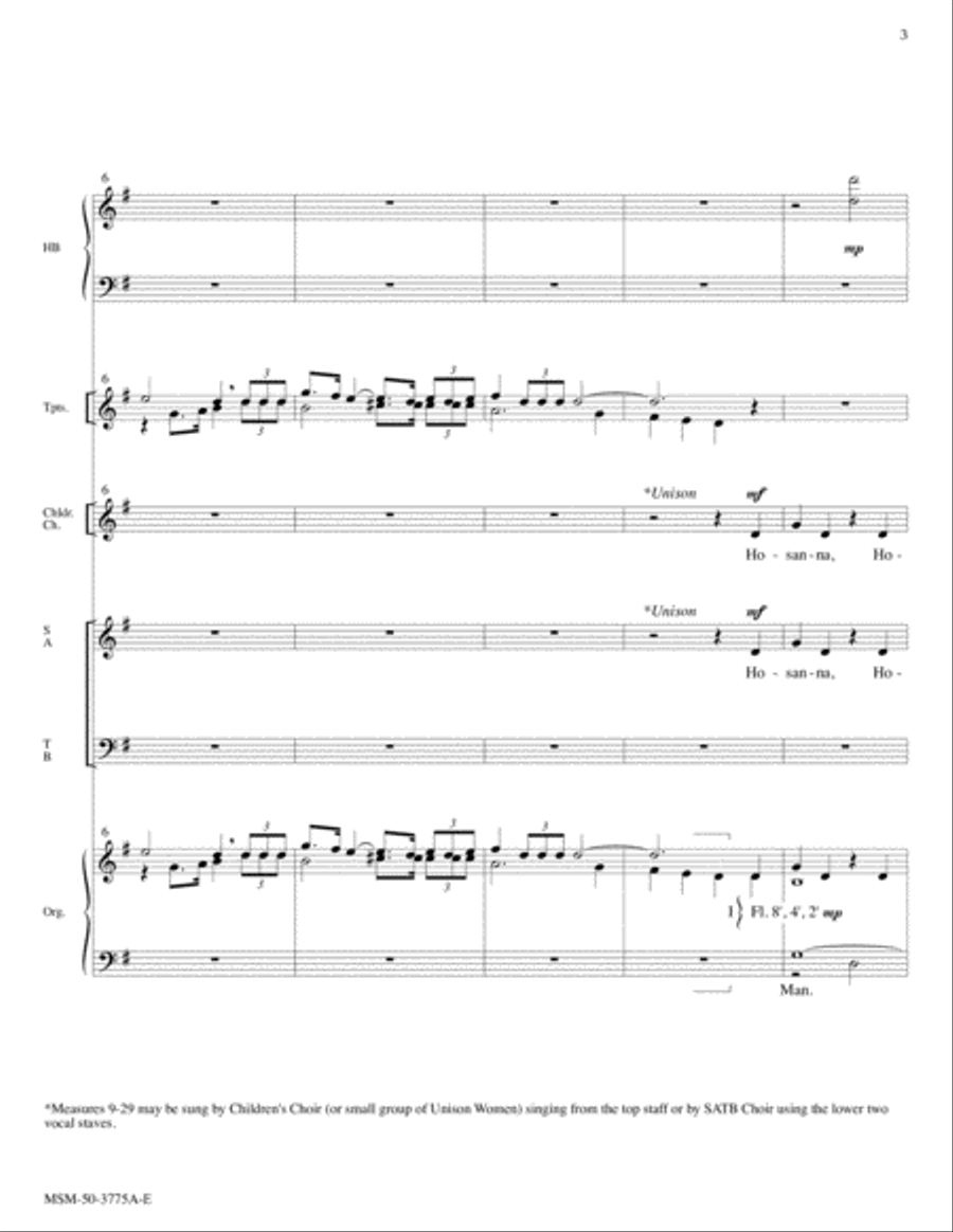 Hosannas Everywhere Hosannas Everywhere Choir scores gallery preview page 3