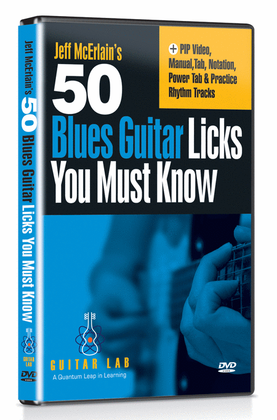 Book cover for 50 Blues Licks You Must Know! (DVD)