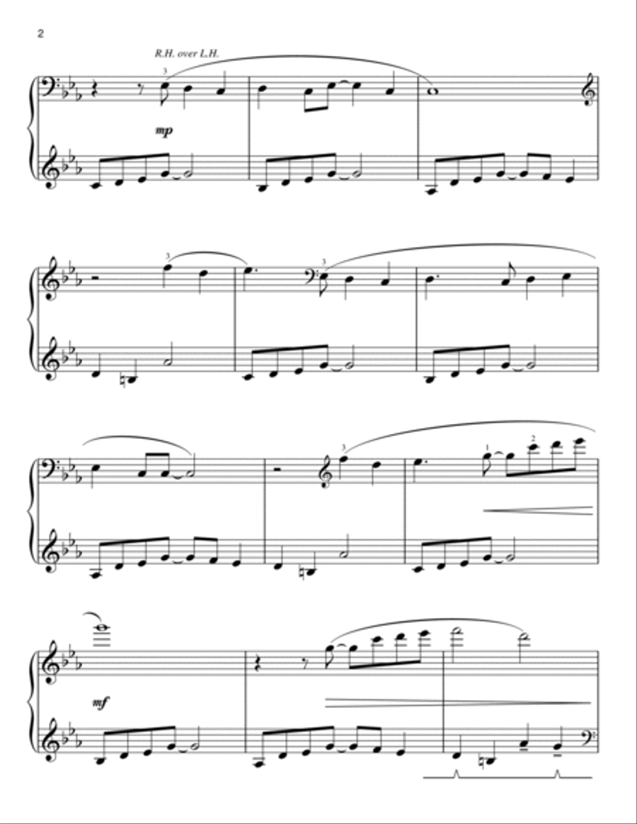 Lovesong [Classical version] (arr. Phillip Keveren) Easy Piano scores gallery preview page 2