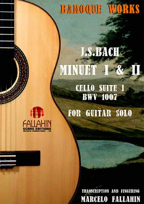 Book cover for MINUET I AND II (CELLO SUITE Nº1) - BWV 1007 - J.S.BACH