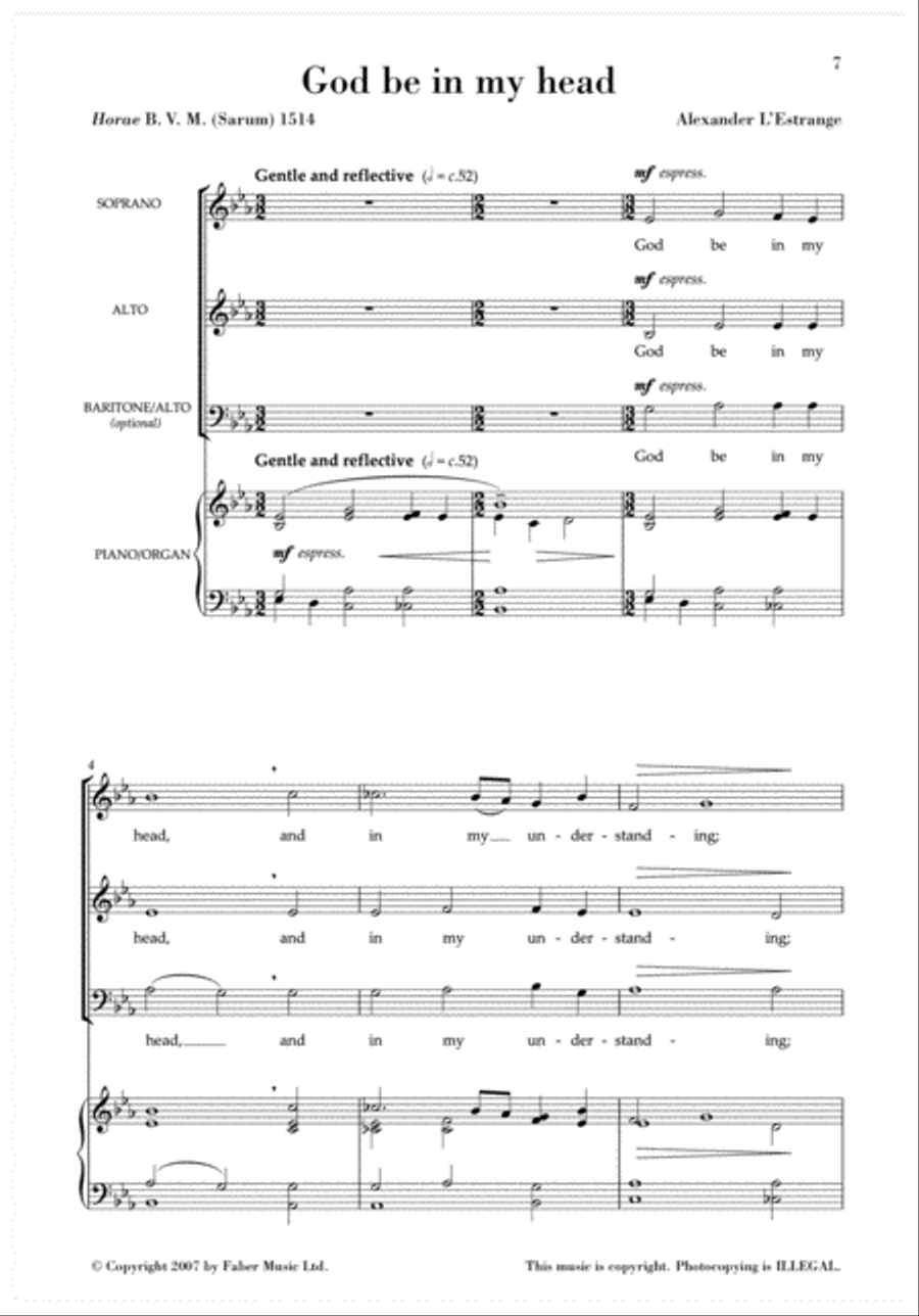 Music for Special Occasions - Sacred (SAB) SA scores gallery preview page 3