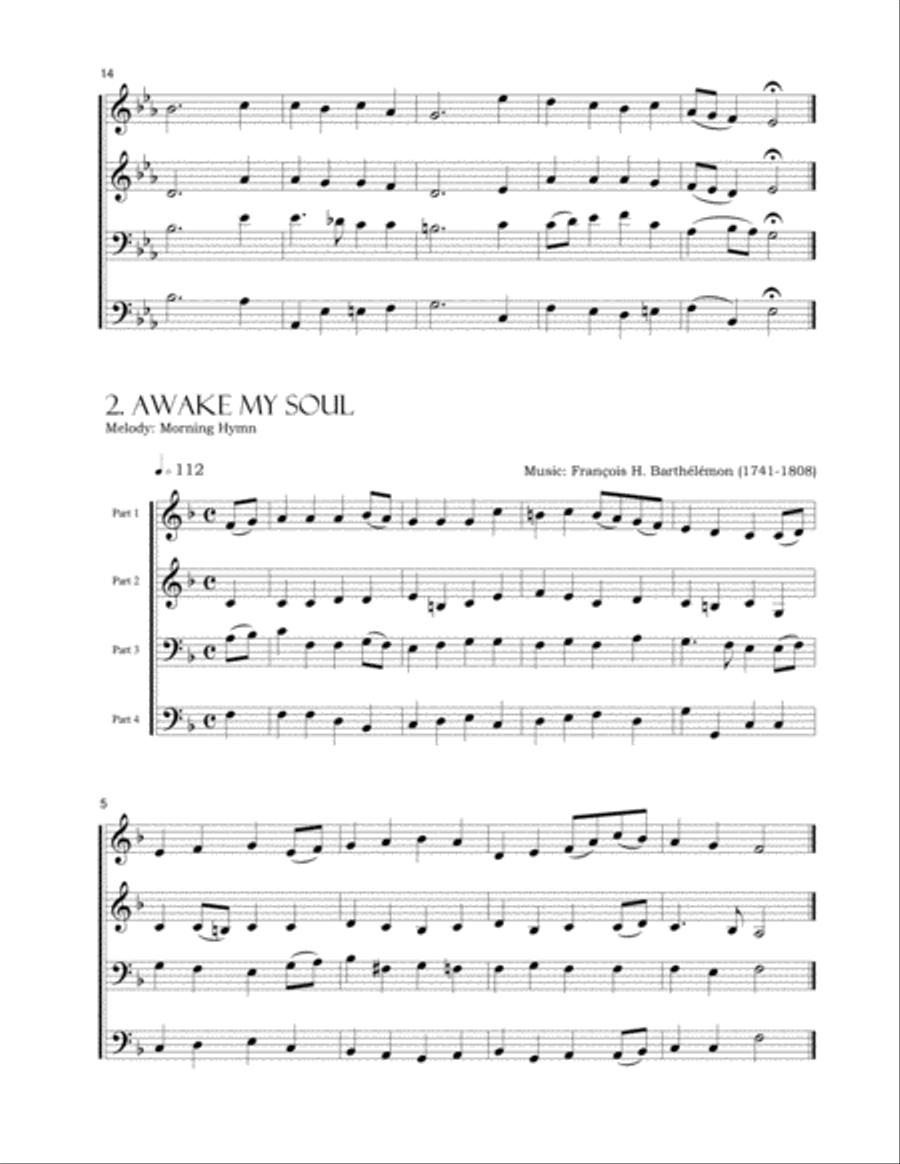 The Best Hymns of All Time (for Wind Instruments) Book 2 Concert Band scores gallery preview page 5