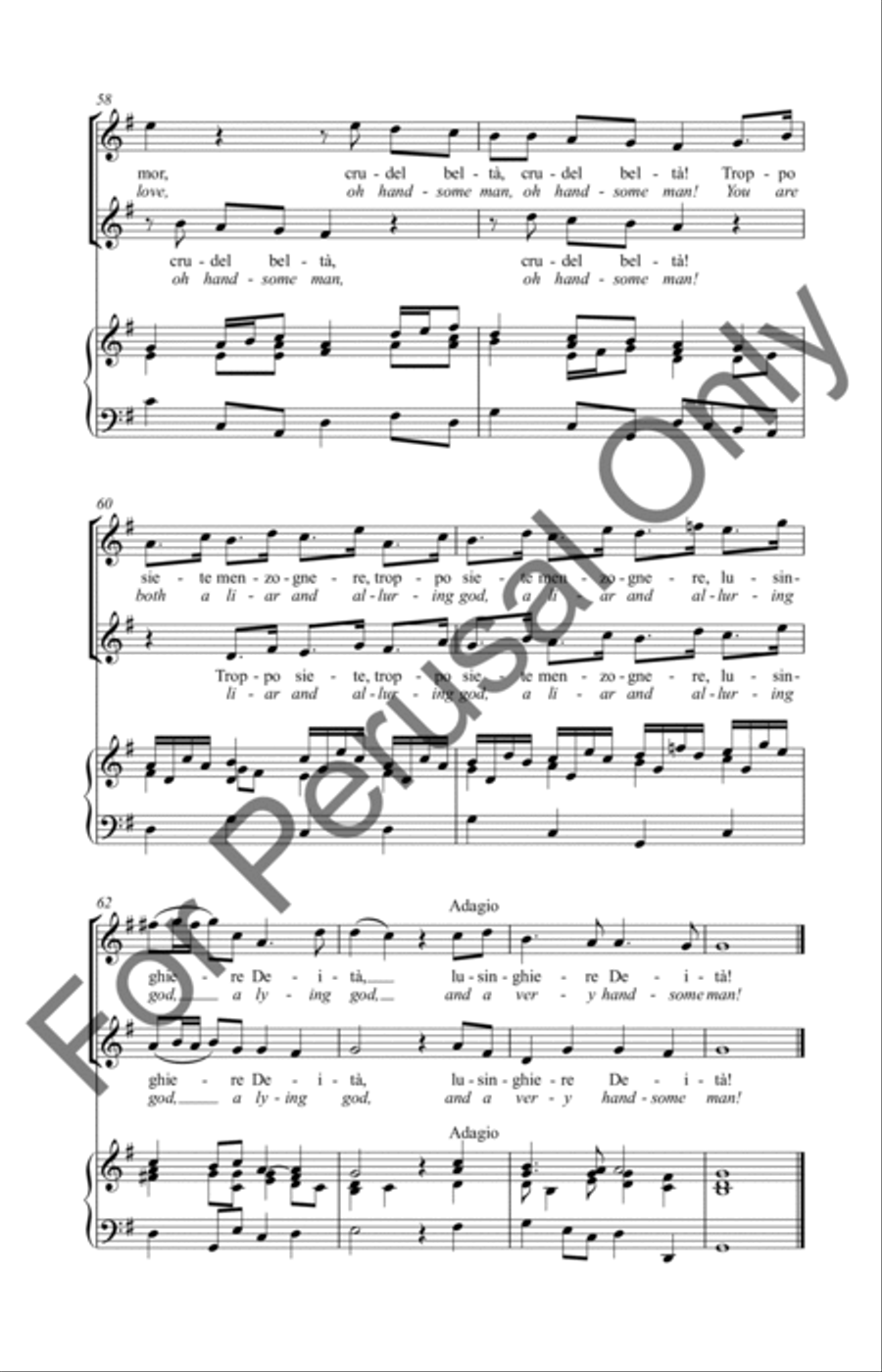 No, Di Voi Non Vo'Fidarmi SA scores gallery preview page 11