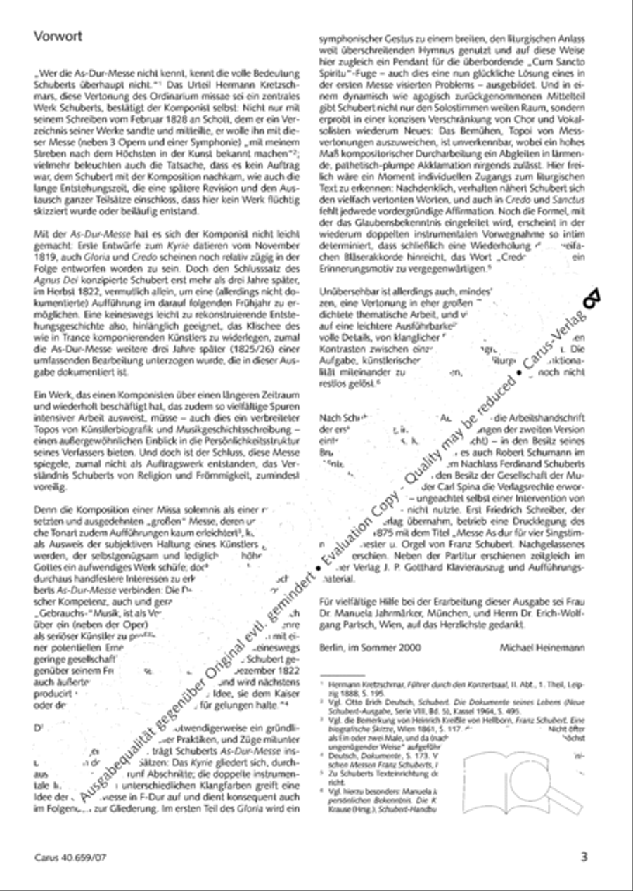 Mass in A flat major (Messe in As) 4-Part scores gallery preview page 4