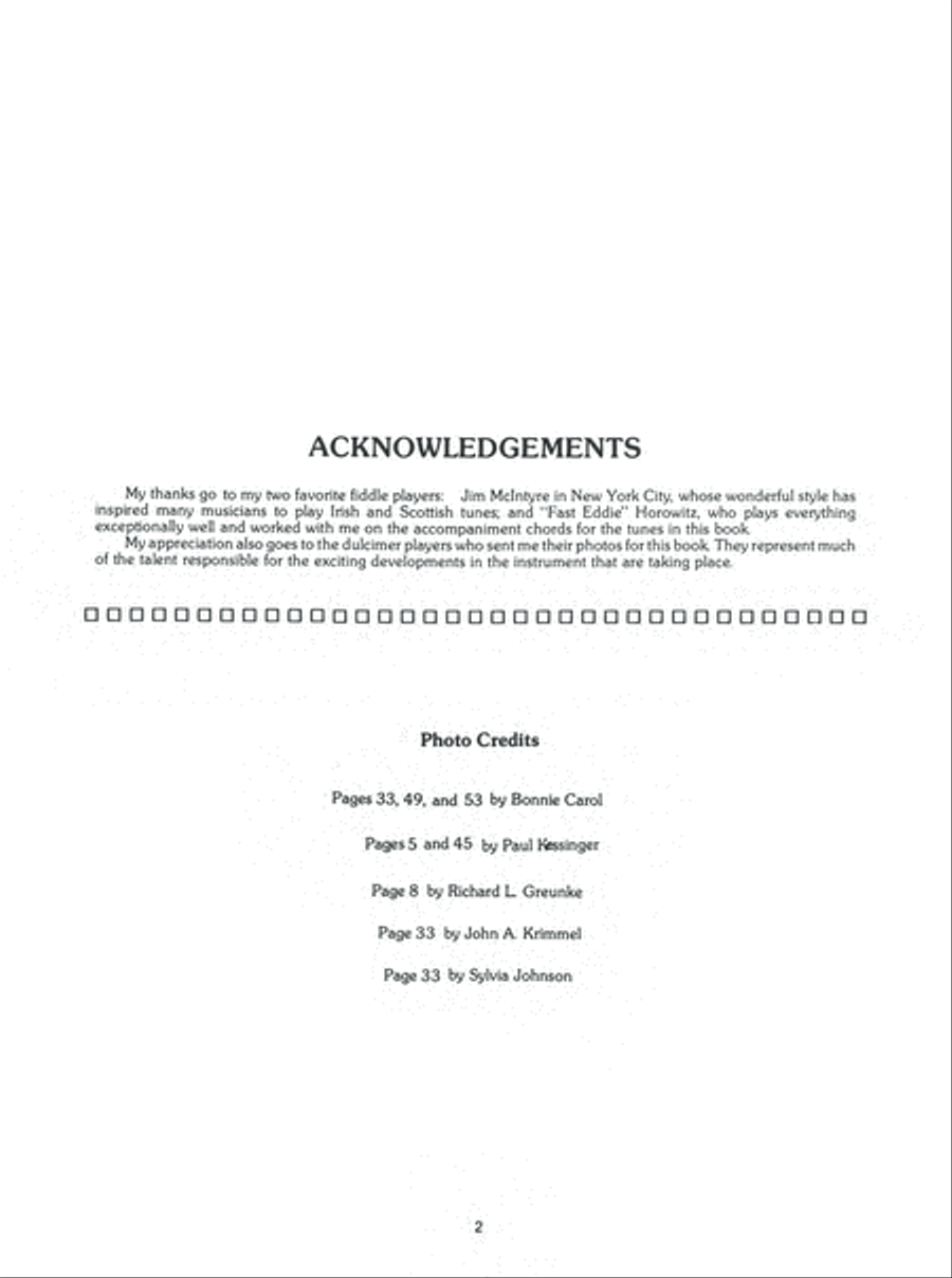 Dulcimer Fiddle Tunes Dulcimer scores gallery preview page 3