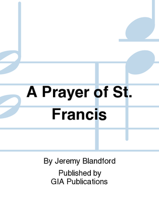 Book cover for A Prayer of St. Francis