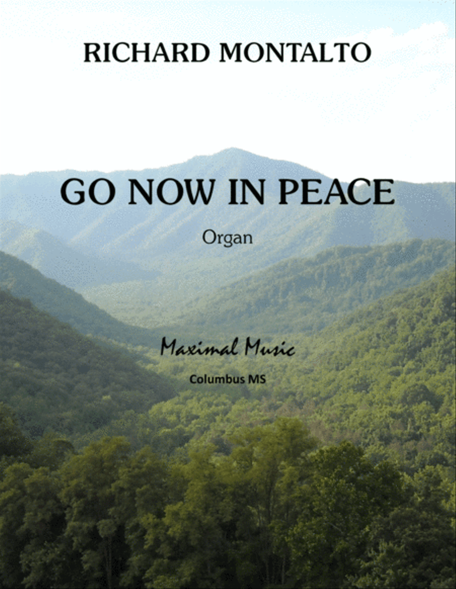 Go Now in Peace Organ Solo scores gallery preview page 1