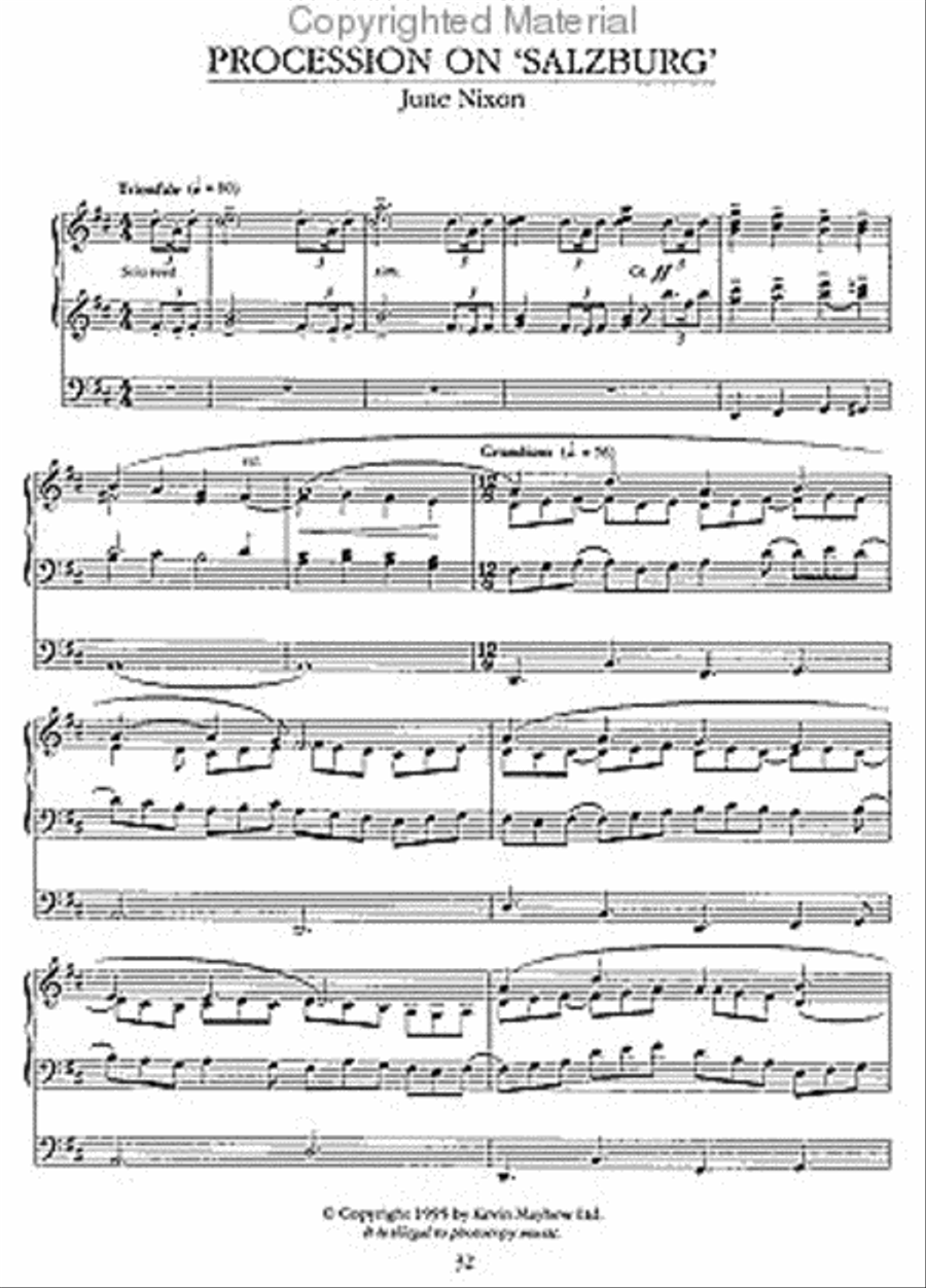 Easter Glory Organ scores gallery preview page 2