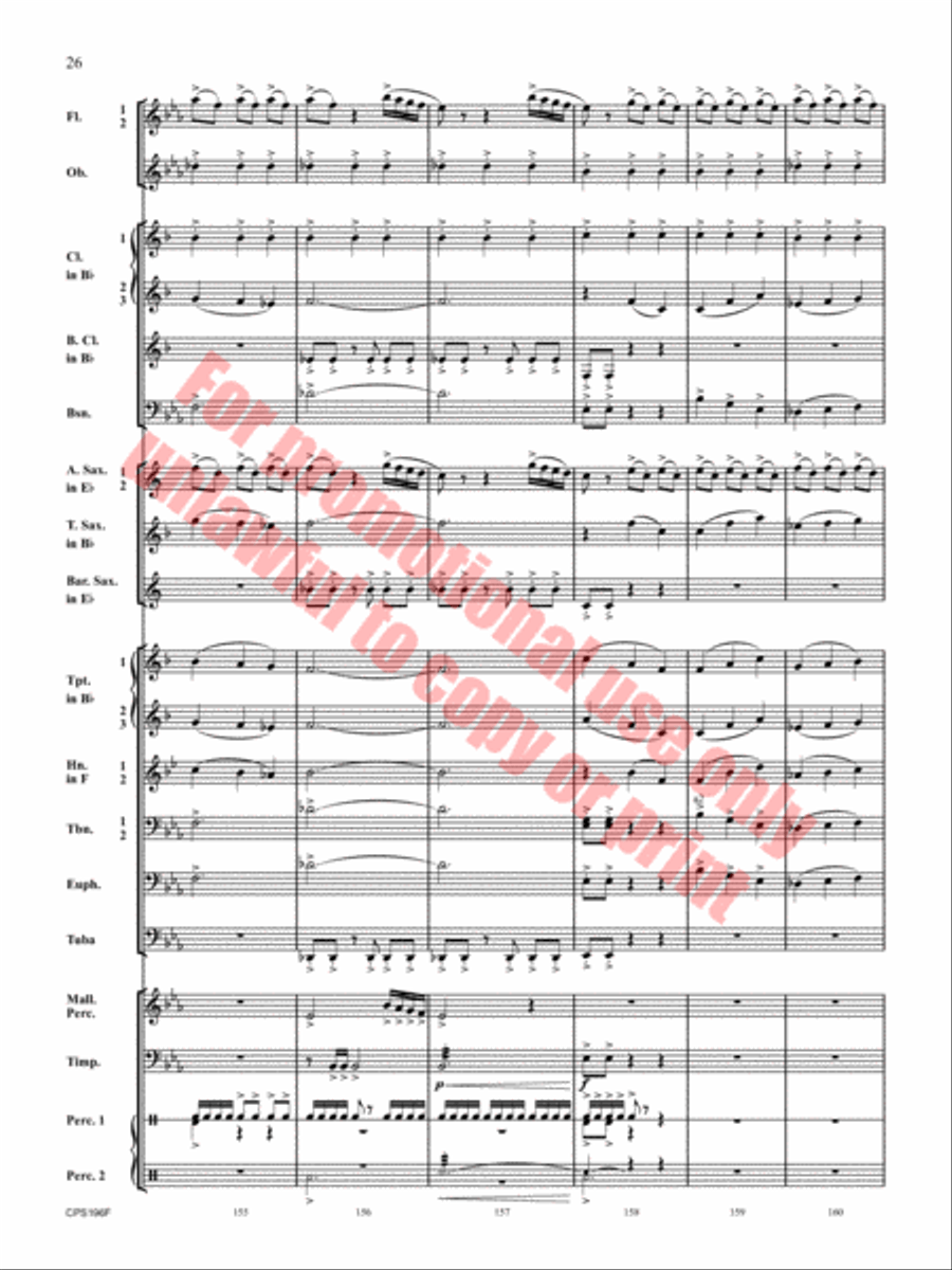 If I Could Fly Concert Band scores gallery preview page 27