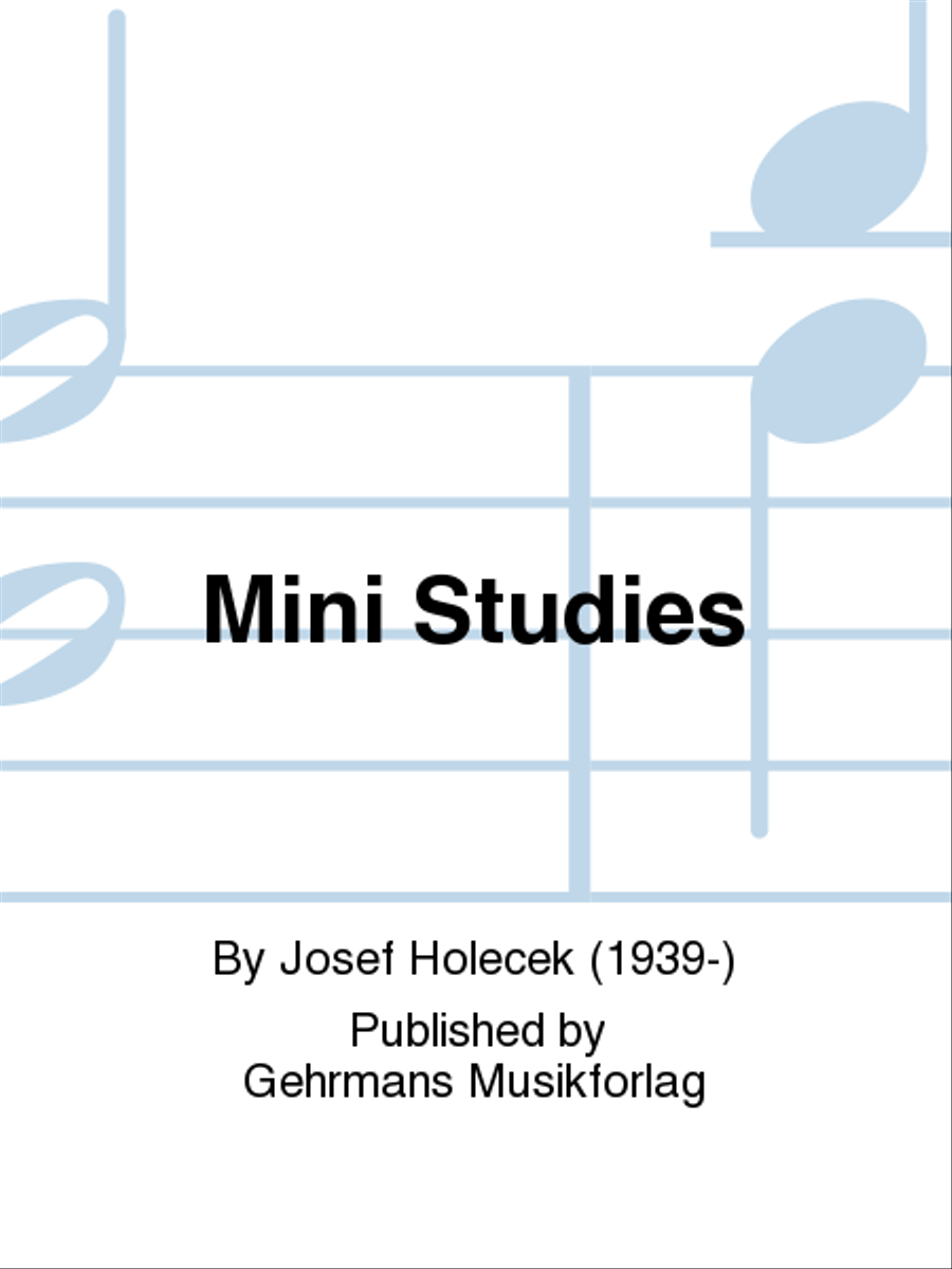 Mini Studies Classical Guitar scores gallery preview page 1