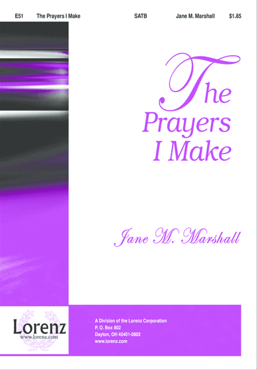 The Prayers I Make 4-Part scores gallery preview page 2