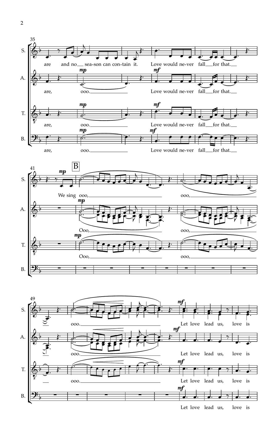 Love Is Christmas Love Is Christmas Divisi scores gallery preview page 2