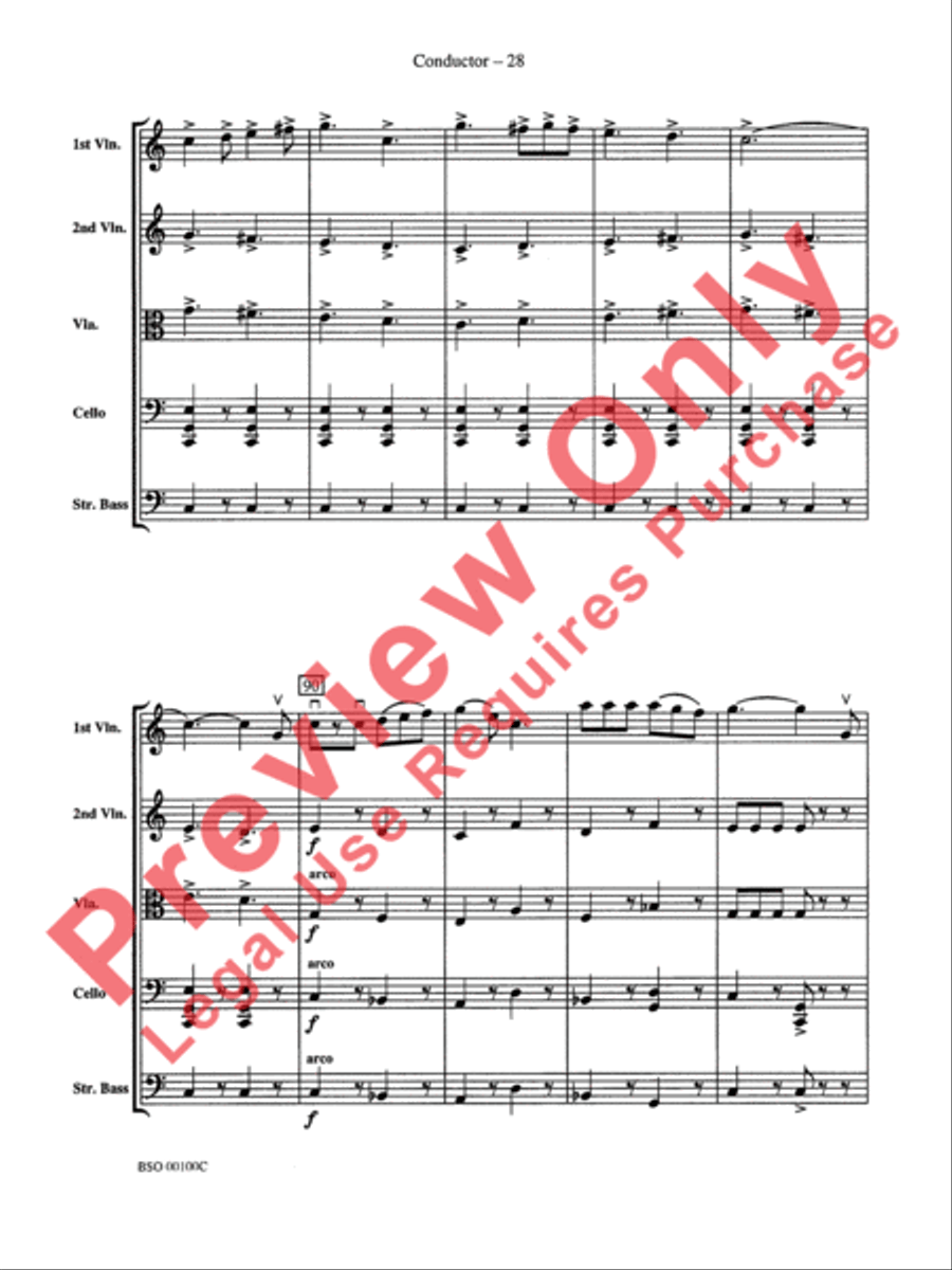 Knightsbridge Suite String Orchestra scores gallery preview page 30