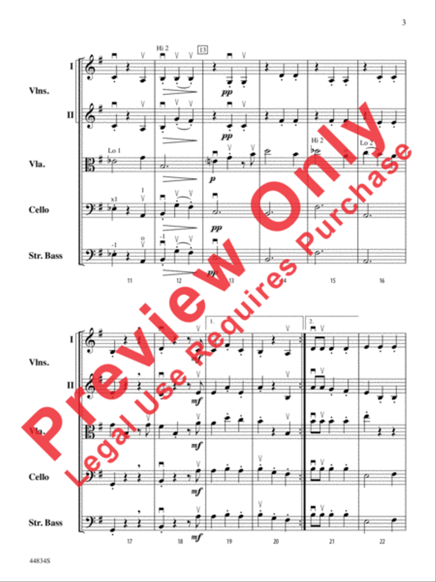 Masquerade String Orchestra scores gallery preview page 12