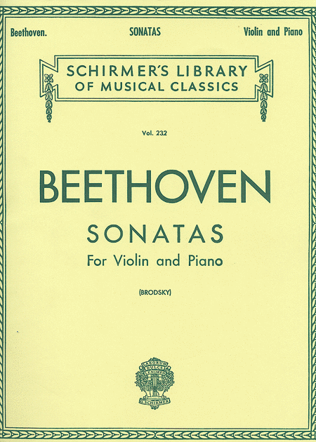 Ludwig van Beethoven: Sonatas-Complete-Piano/Violin-2 Book Set