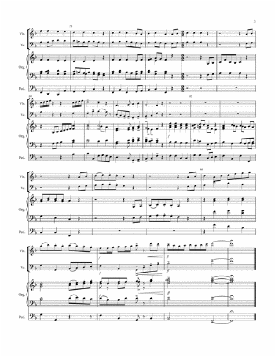 Noel for Violin, Cello, and Organ image number null