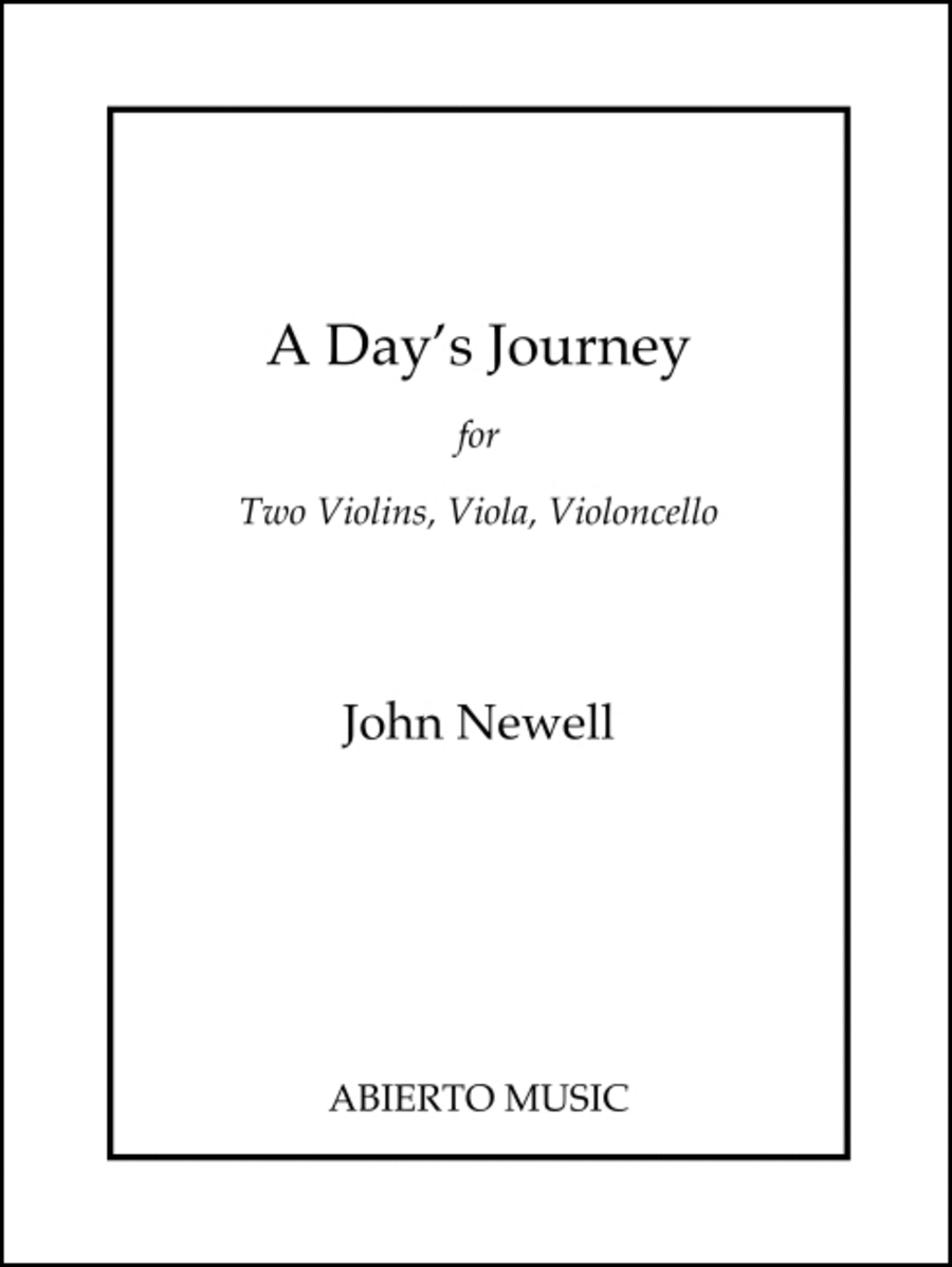 A Day's Journey (score)