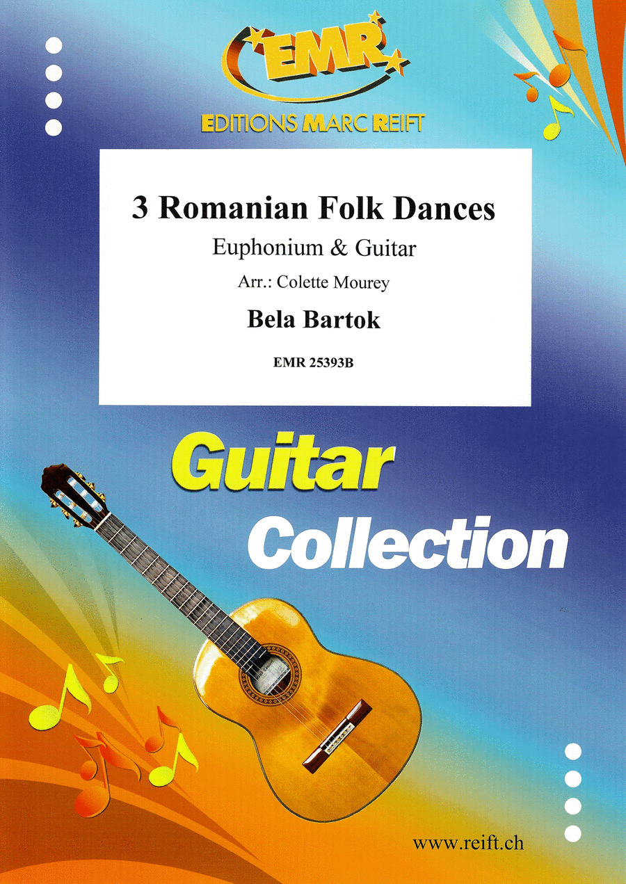 3 Romanian Folk Dances Euphonium scores gallery preview page 1