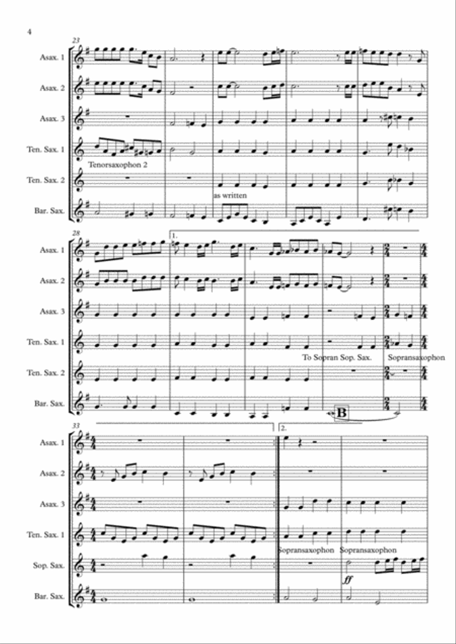 Bohemian Rhapsody Bohemian Rhapsody Woodwind Quintet scores gallery preview page 4