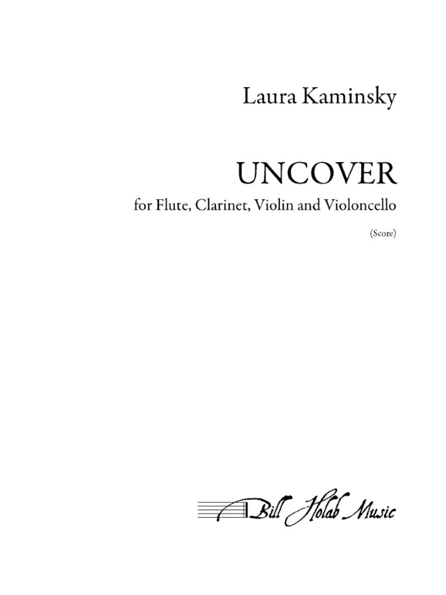 Uncover Clarinet scores gallery preview page 1