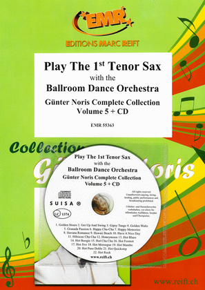 Play The 1st Tenor Sax With The Ballroom Dance Orchestra Vol. 5