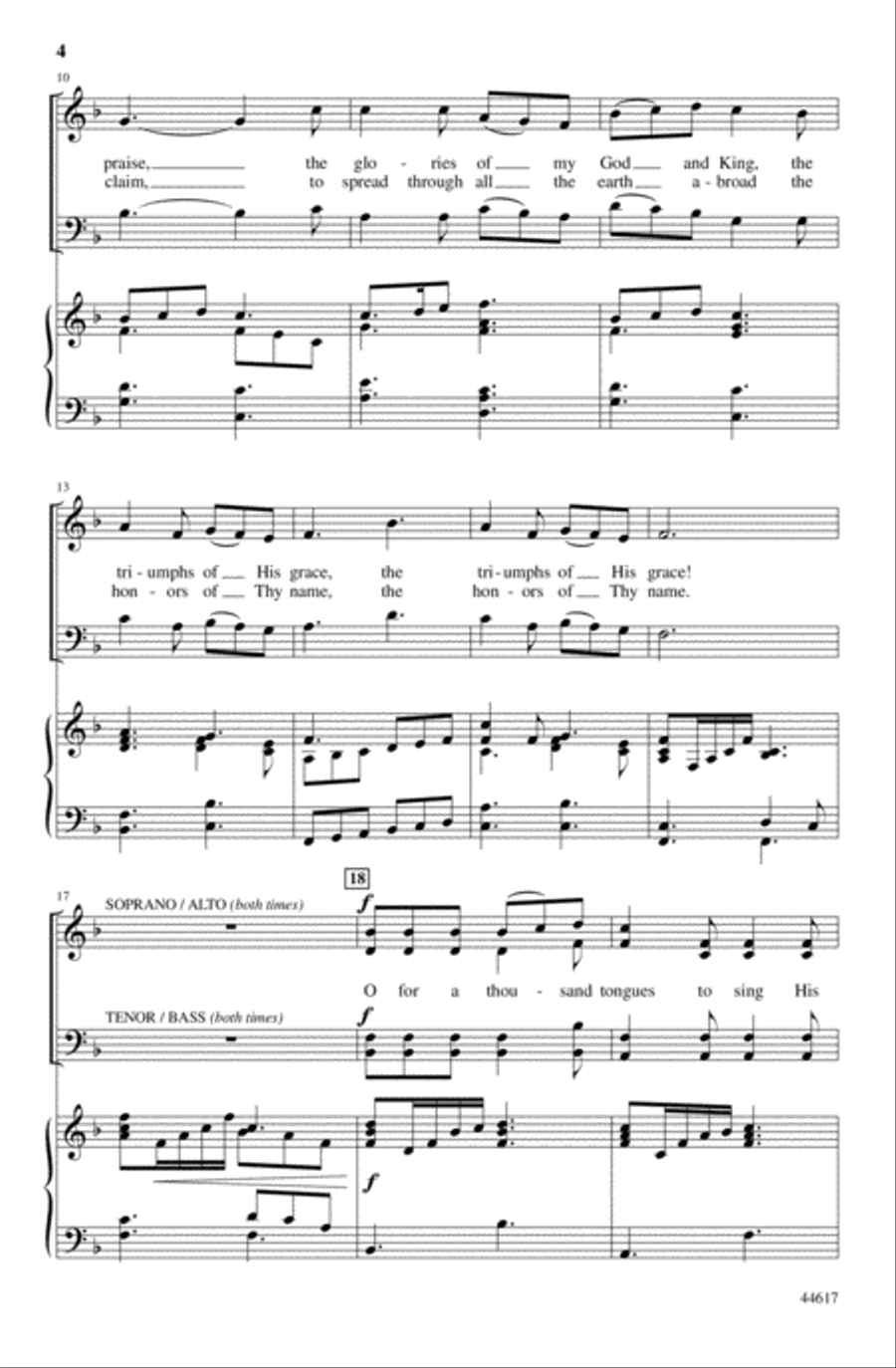 A Joyous Call to Praise 3-Part scores gallery preview page 4