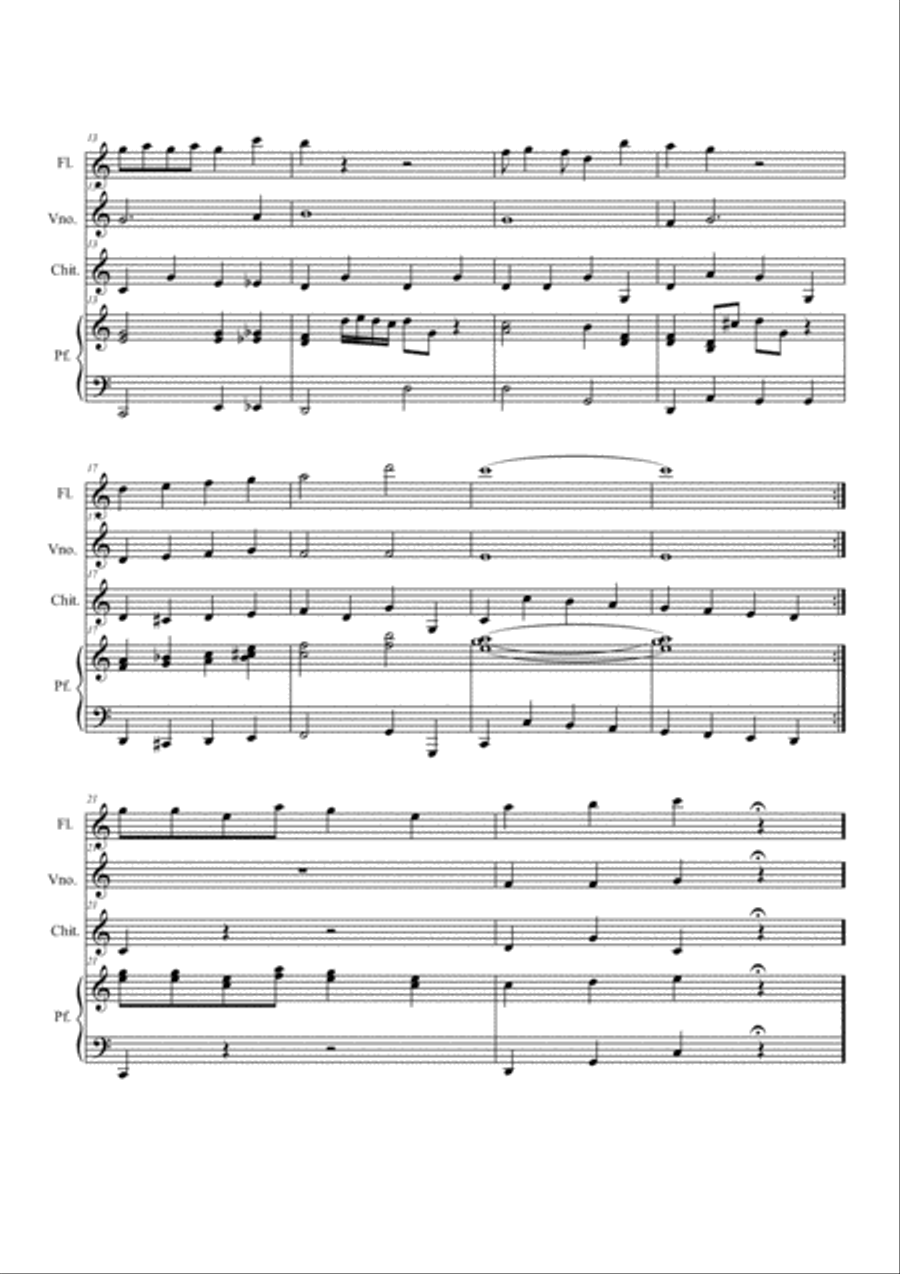 Rudolph The Red-nosed Reindeer Small Ensemble scores gallery preview page 2