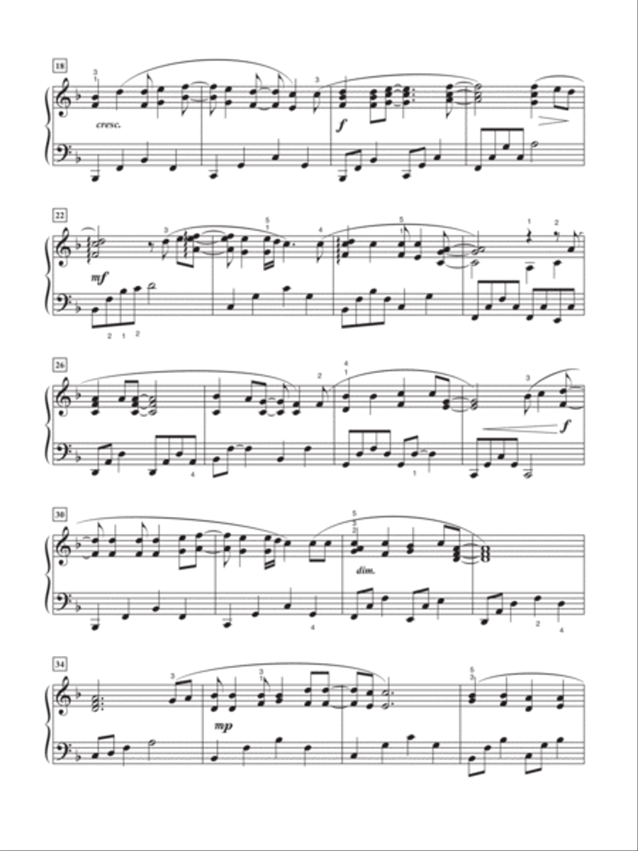 Born On Christmas Day Born On Christmas Day Piano Solo scores gallery preview page 2