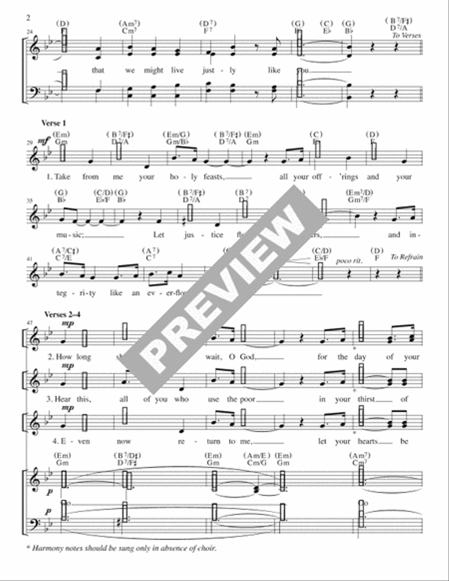 Let Justice Roll Like a River - Guitar edition Guitar scores gallery preview page 3
