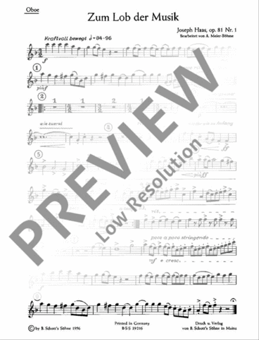 Zum Lob der Musik TB scores gallery preview page 3