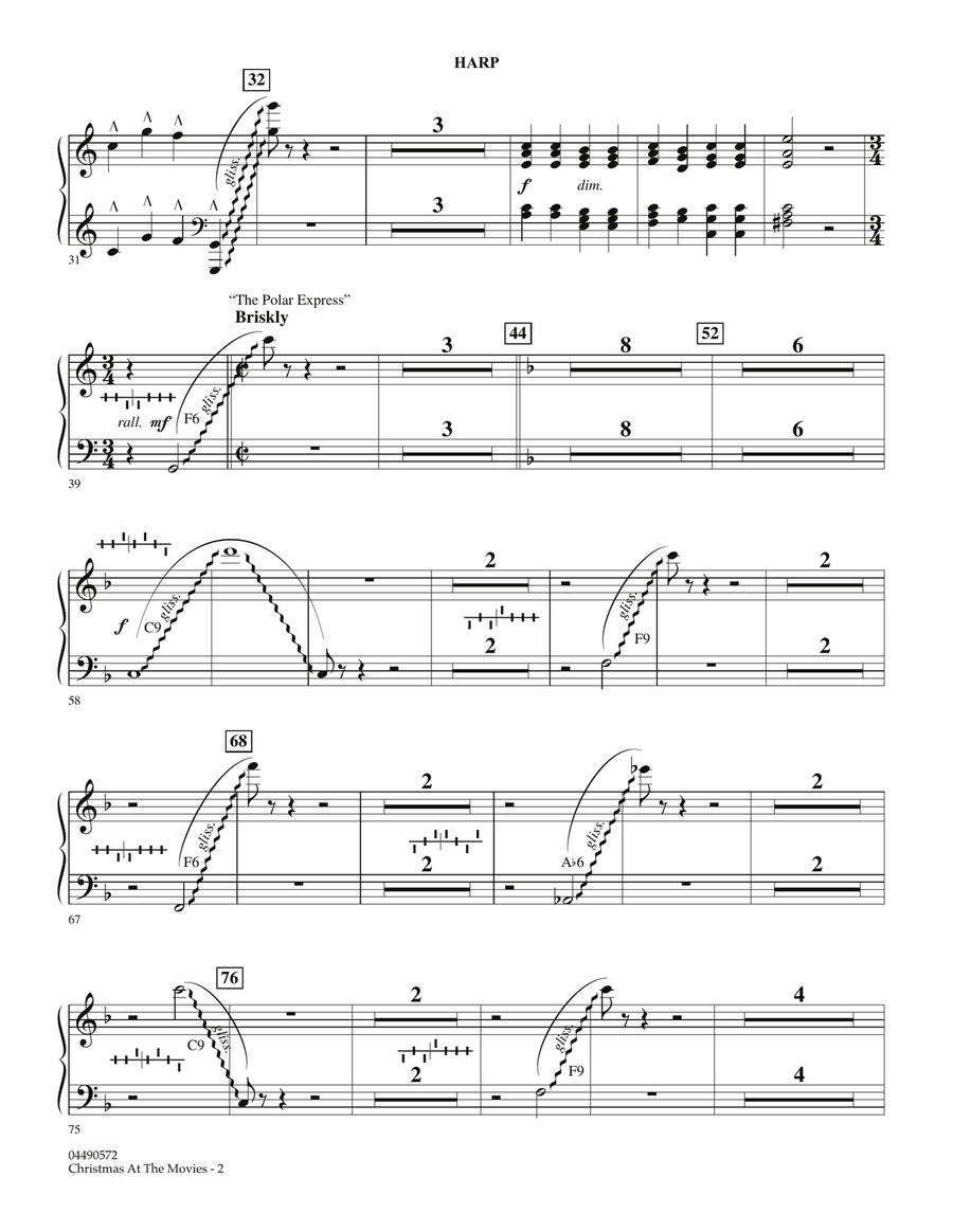 Christmas At The Movies - Harp Full Orchestra scores gallery preview page 2