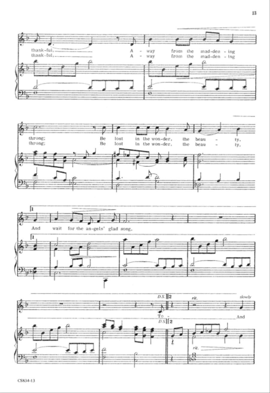 The Brightest Star Unison Choir scores gallery preview page 13