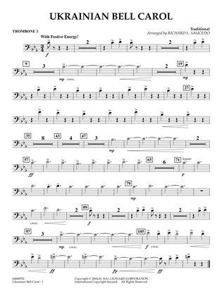 Ukrainian Bell Carol (arr. Richard L. Saucedo) - Trombone 1