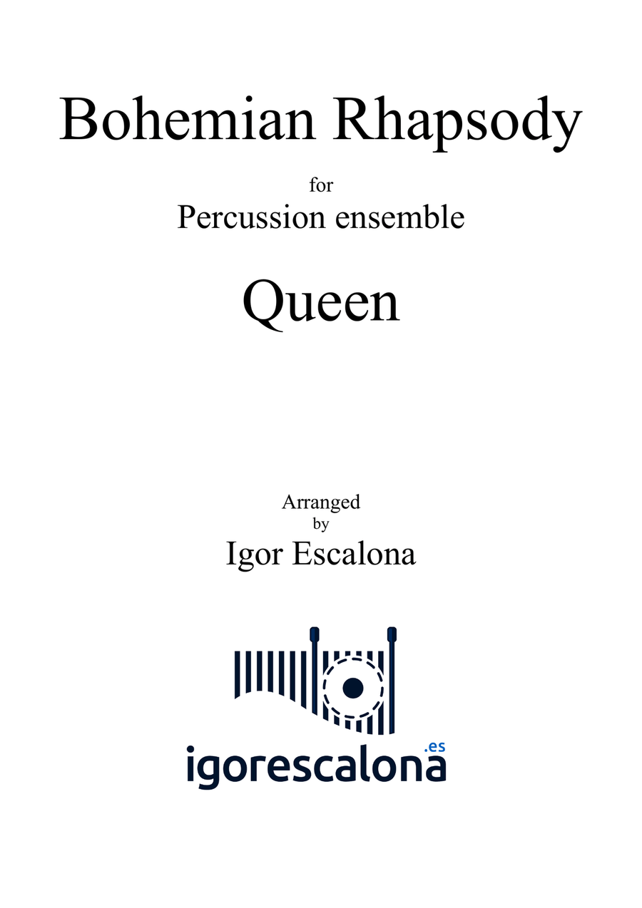 Bohemian Rhapsody Bohemian Rhapsody Percussion Ensemble scores gallery preview page 2