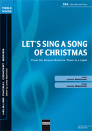 Book cover for Let's sing a song of Christmas