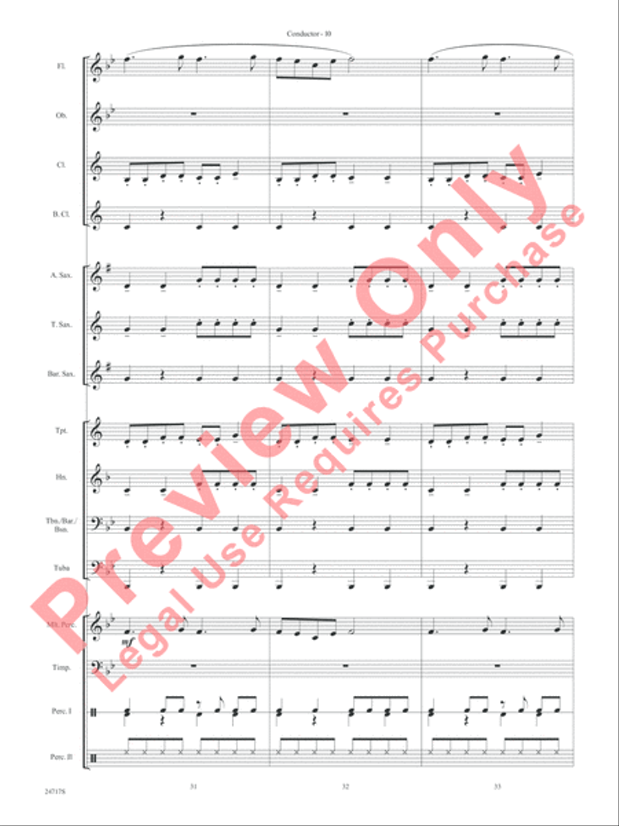 Udala'm Concert Band scores gallery preview page 12