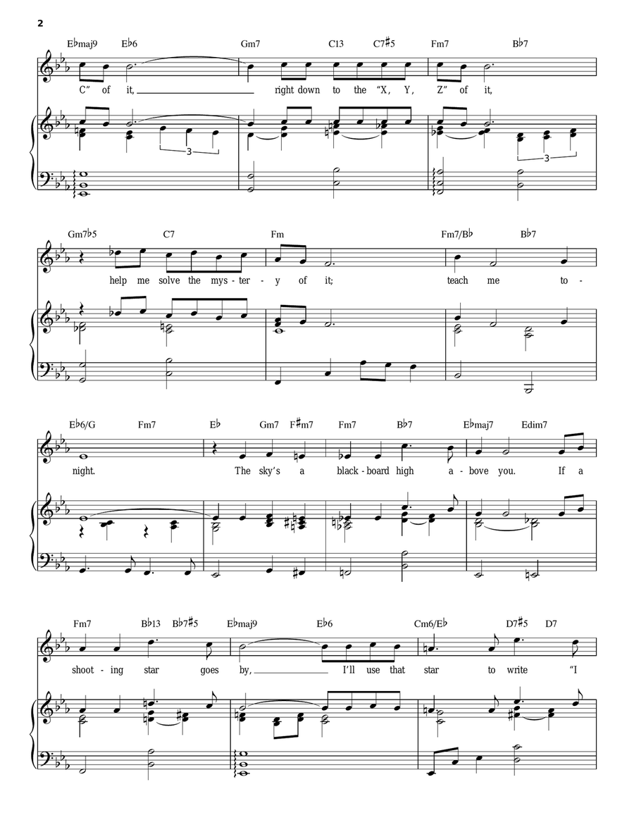 Teach Me Tonight Teach Me Tonight Piano, Vocal, Guitar scores gallery preview page 2